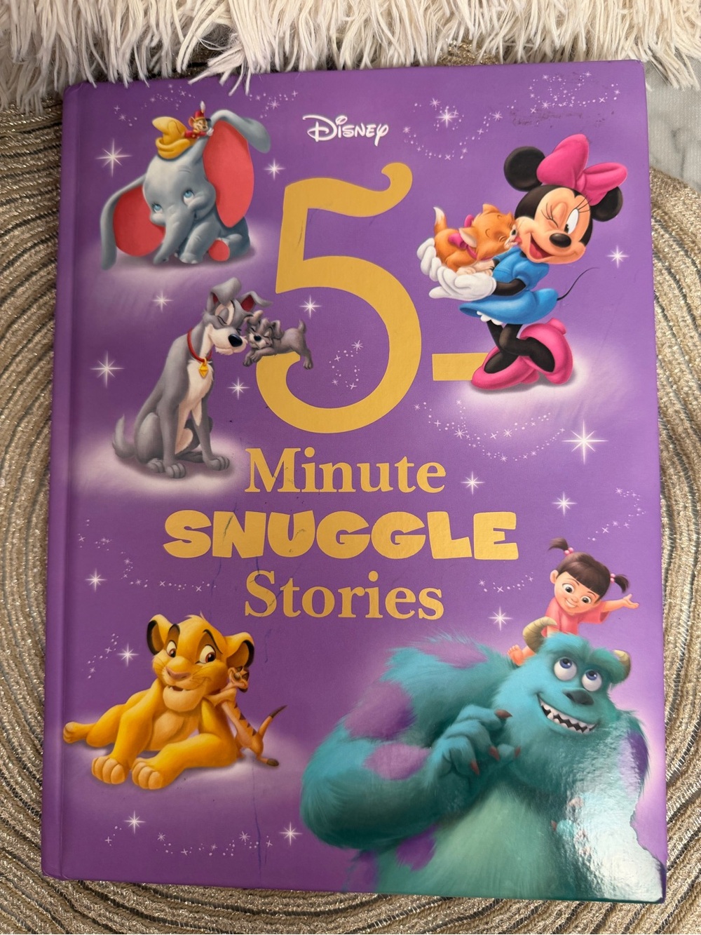 Disney 5 Minute Snuggle Stories Hardcover Bedtime Story Collection Book 2013